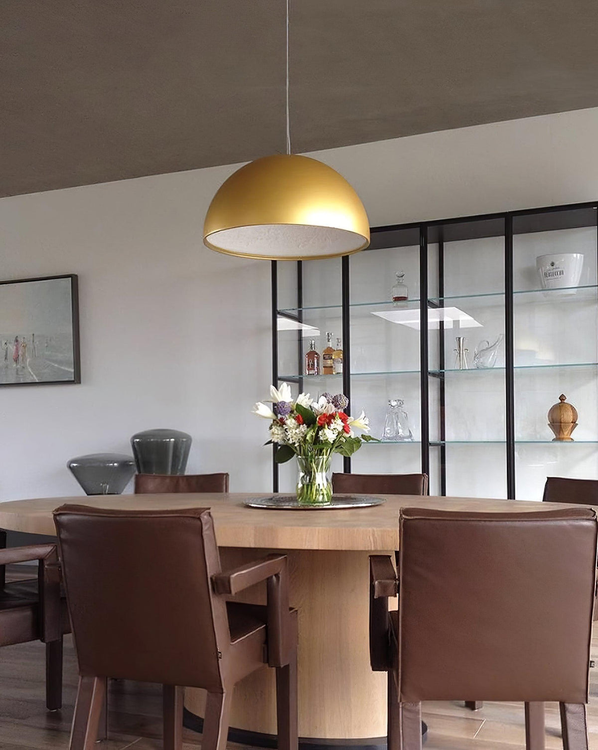 Gildenford Metal Pendant Light-Moonnatur