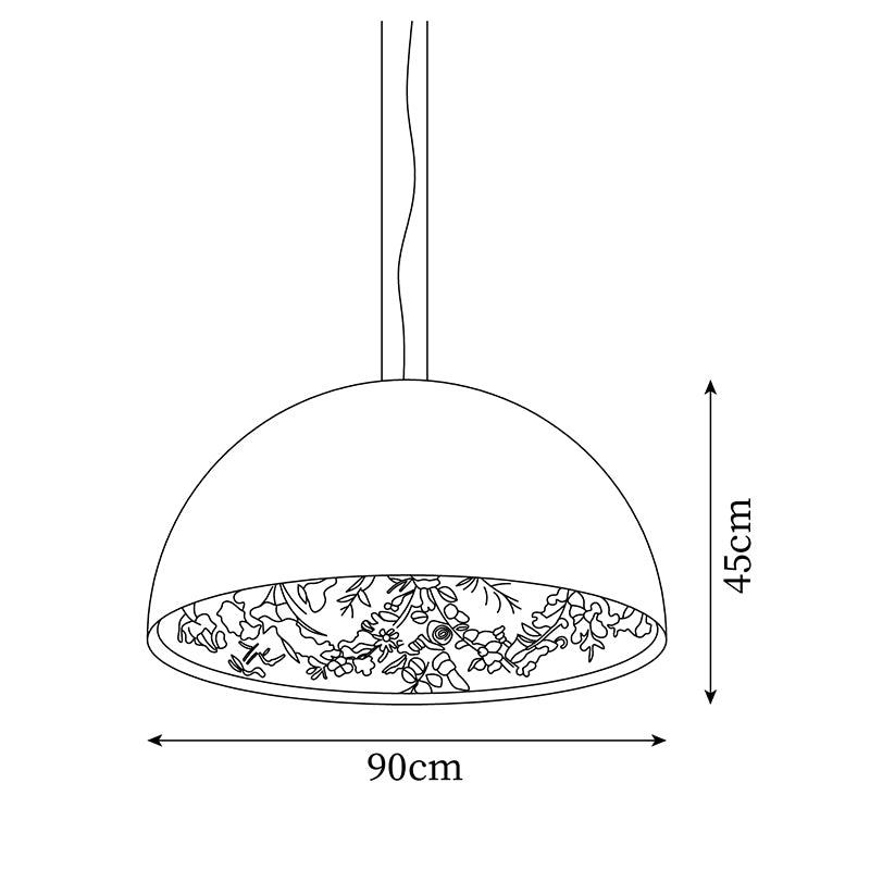 Gildenford Metal Pendant Light-Moonnatur