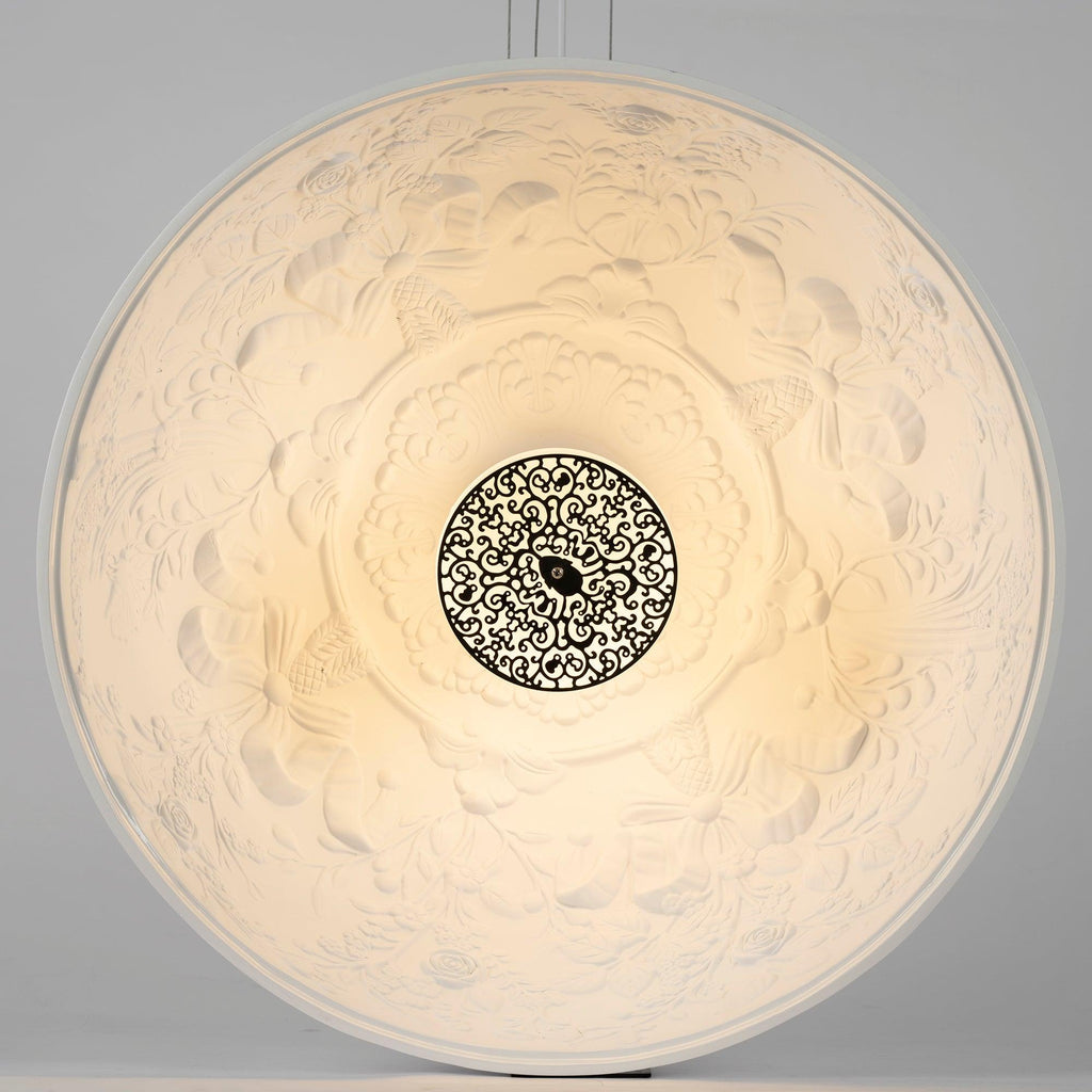 Zamoria Plaster Pendant Lamp-Moonnatur