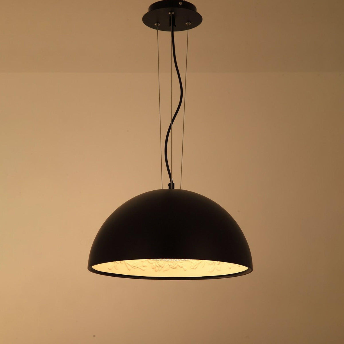 Zamoria Plaster Pendant Lamp-Moonnatur