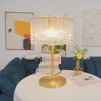Nardenrose Glass Table Lamp-Moonnatur