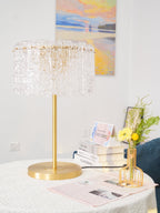 Nardenrose Glass Table Lamp-Moonnatur