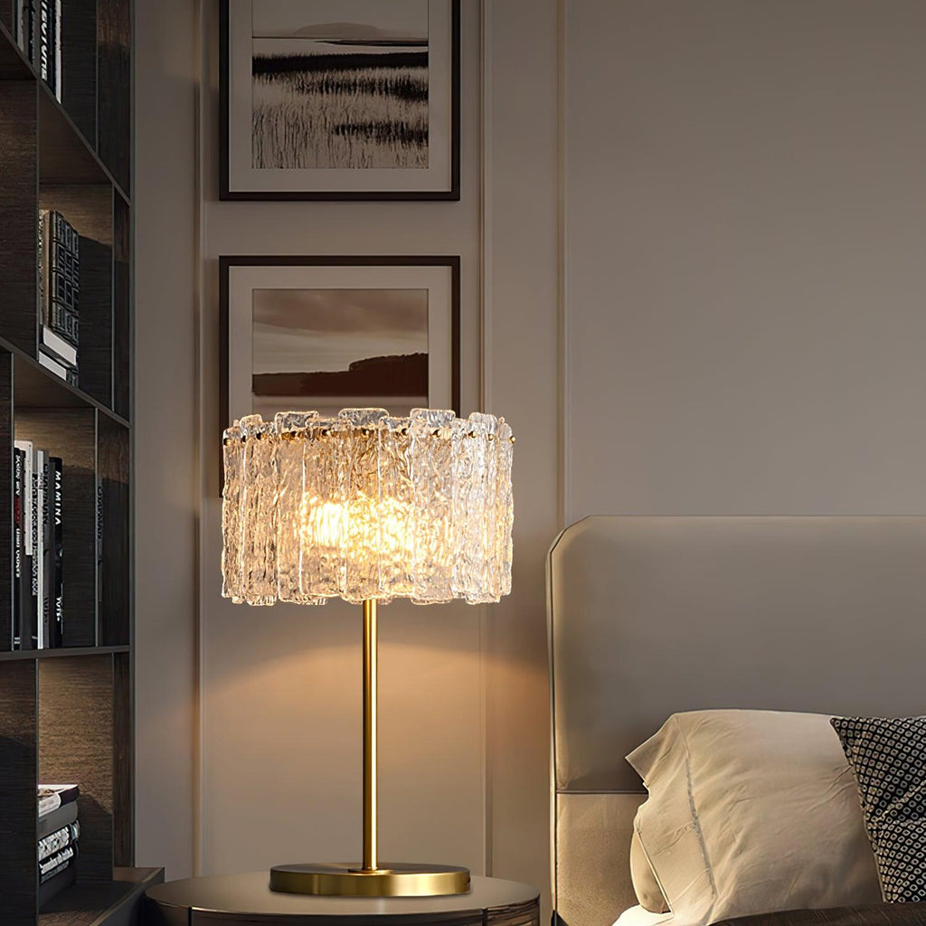 Nardenrose Glass Table Lamp-Moonnatur