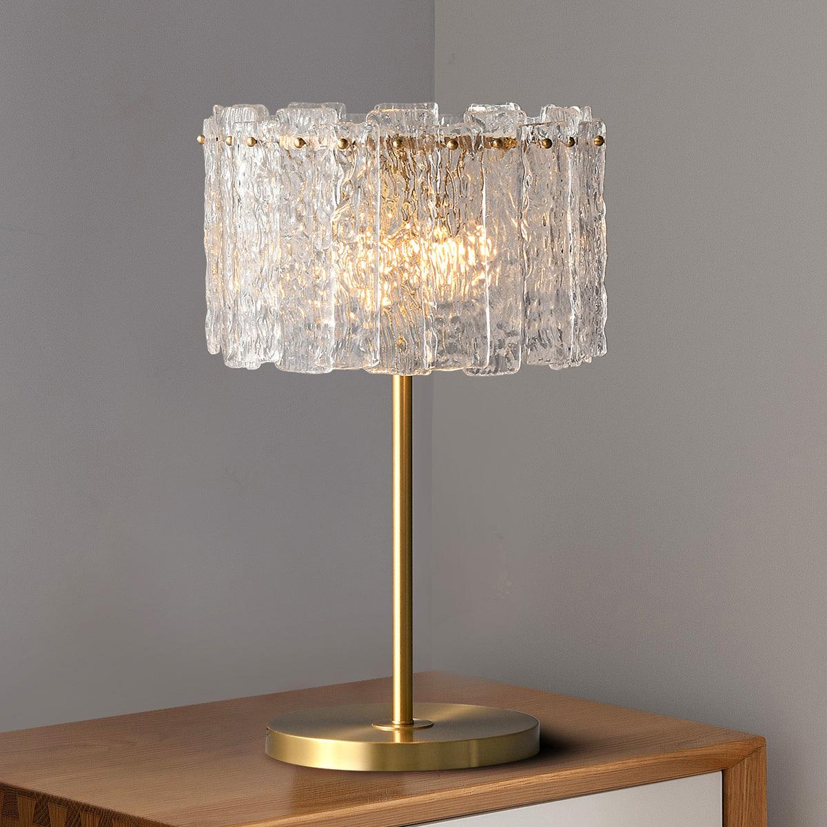 Nardenrose Glass Table Lamp-Moonnatur
