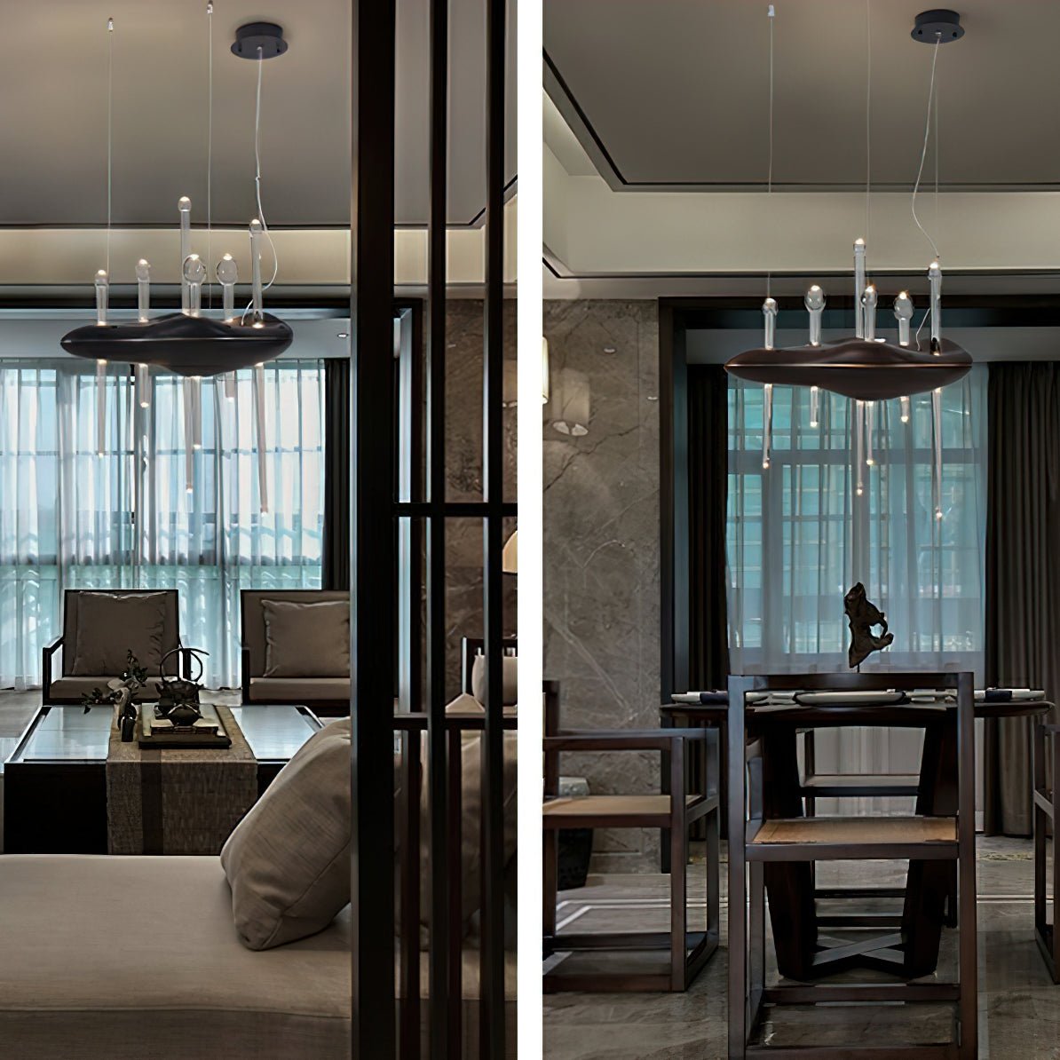 Aldricis Acrylic Pendant Light-Moonnatur
