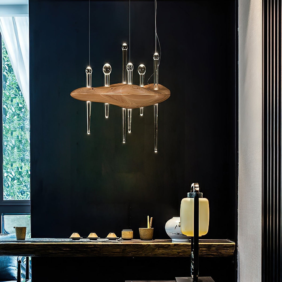 Aldricis Acrylic Pendant Light-Moonnatur