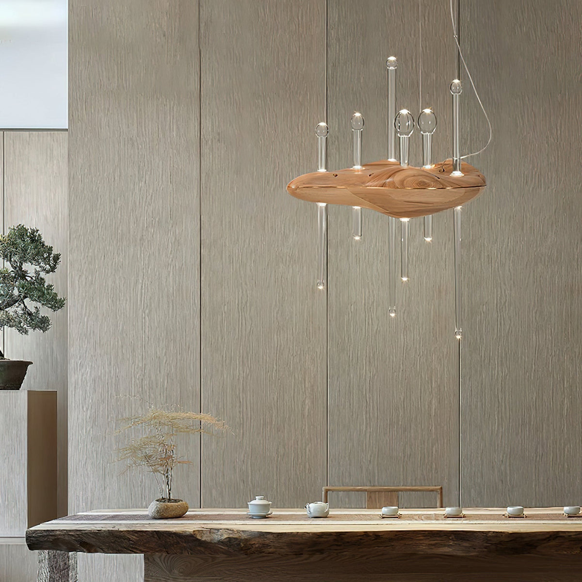 Aldricis Acrylic Pendant Light-Moonnatur
