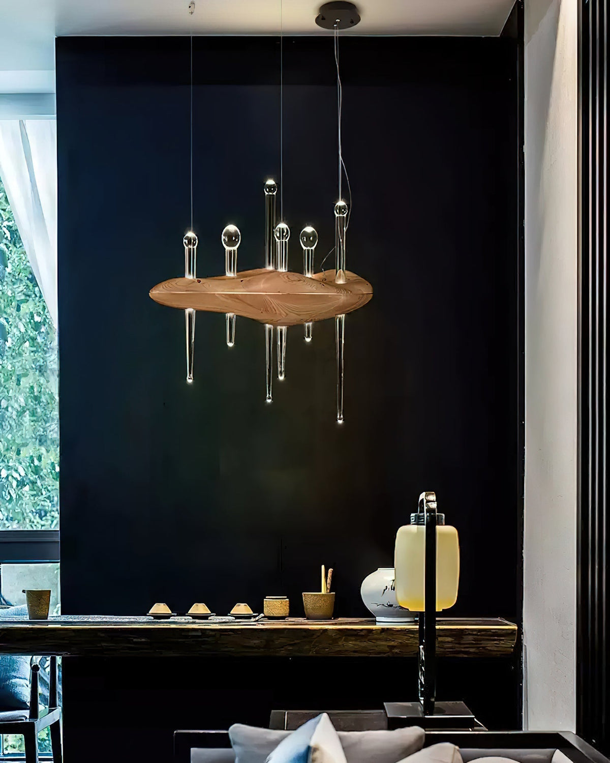 Aldricis Acrylic Pendant Light-Moonnatur