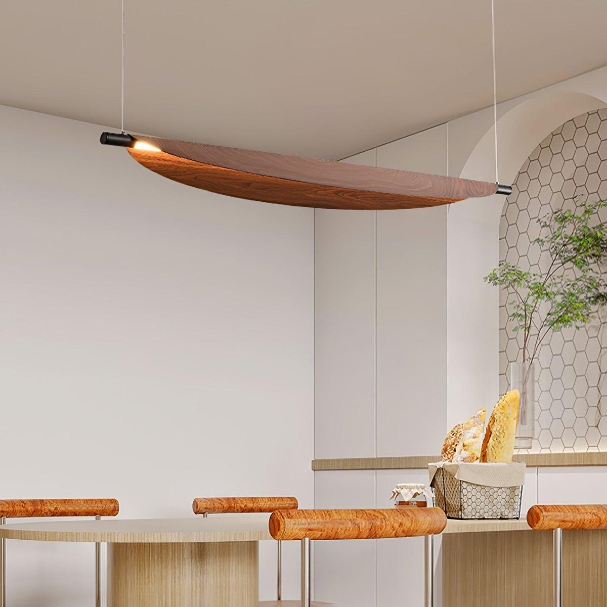 Isenena Polycarbonate Pendant Light-Moonnatur