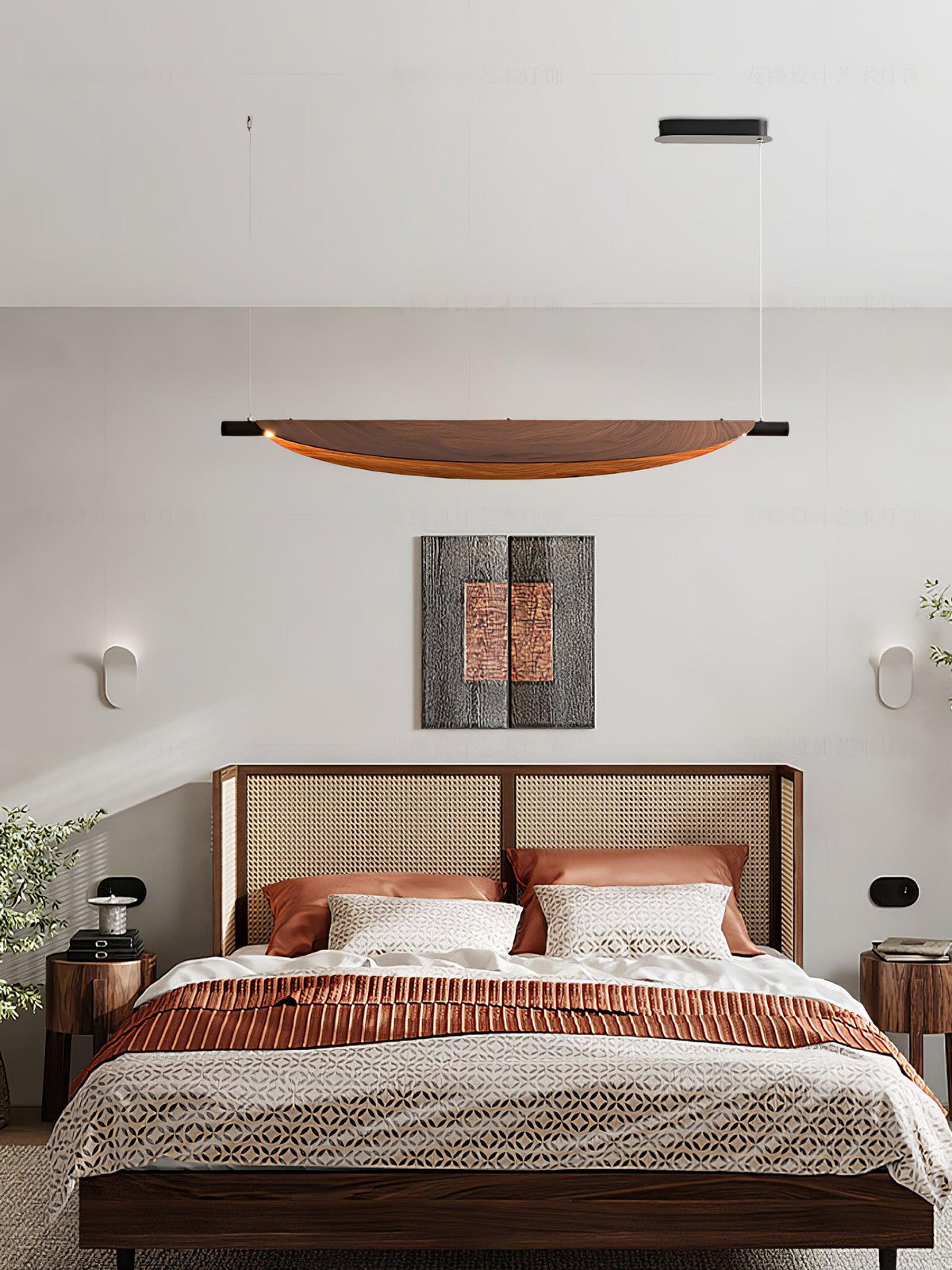 Isenena Polycarbonate Pendant Light-Moonnatur