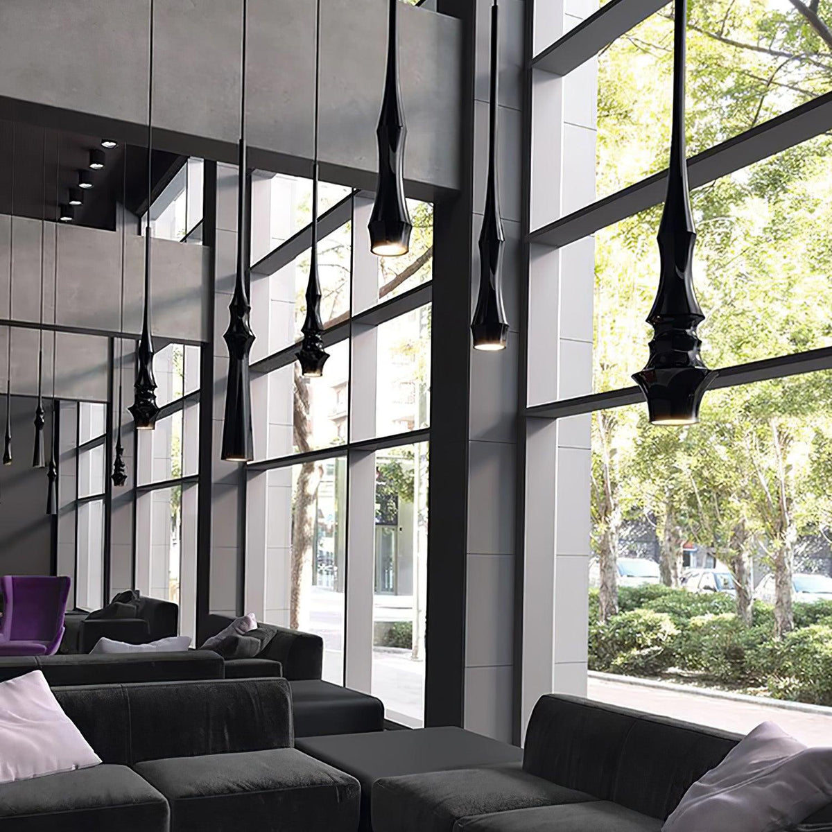 Merlenora Aluminium Pendant Light-Moonnatur