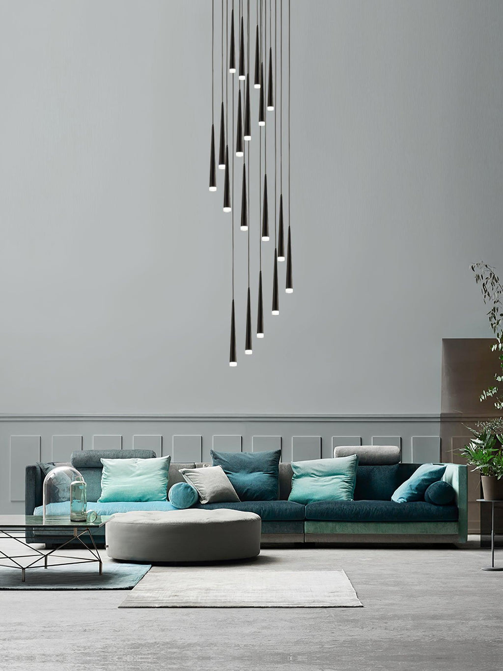 Dovemere Metal Chandelier-Moonnatur