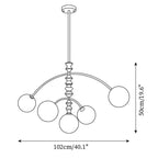 Tildenvale Metal Chandelier-Moonnatur