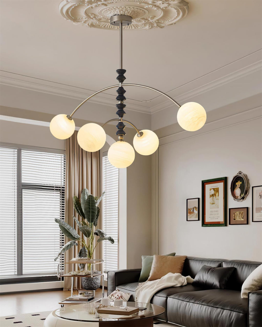 Tildenvale Metal Chandelier-Moonnatur