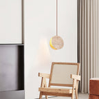 Abermoss Travertine Pendant Light-Moonnatur