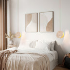 Abermoss Travertine Pendant Light-Moonnatur