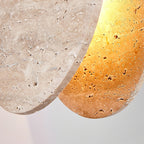 Abermoss Travertine Pendant Light-Moonnatur