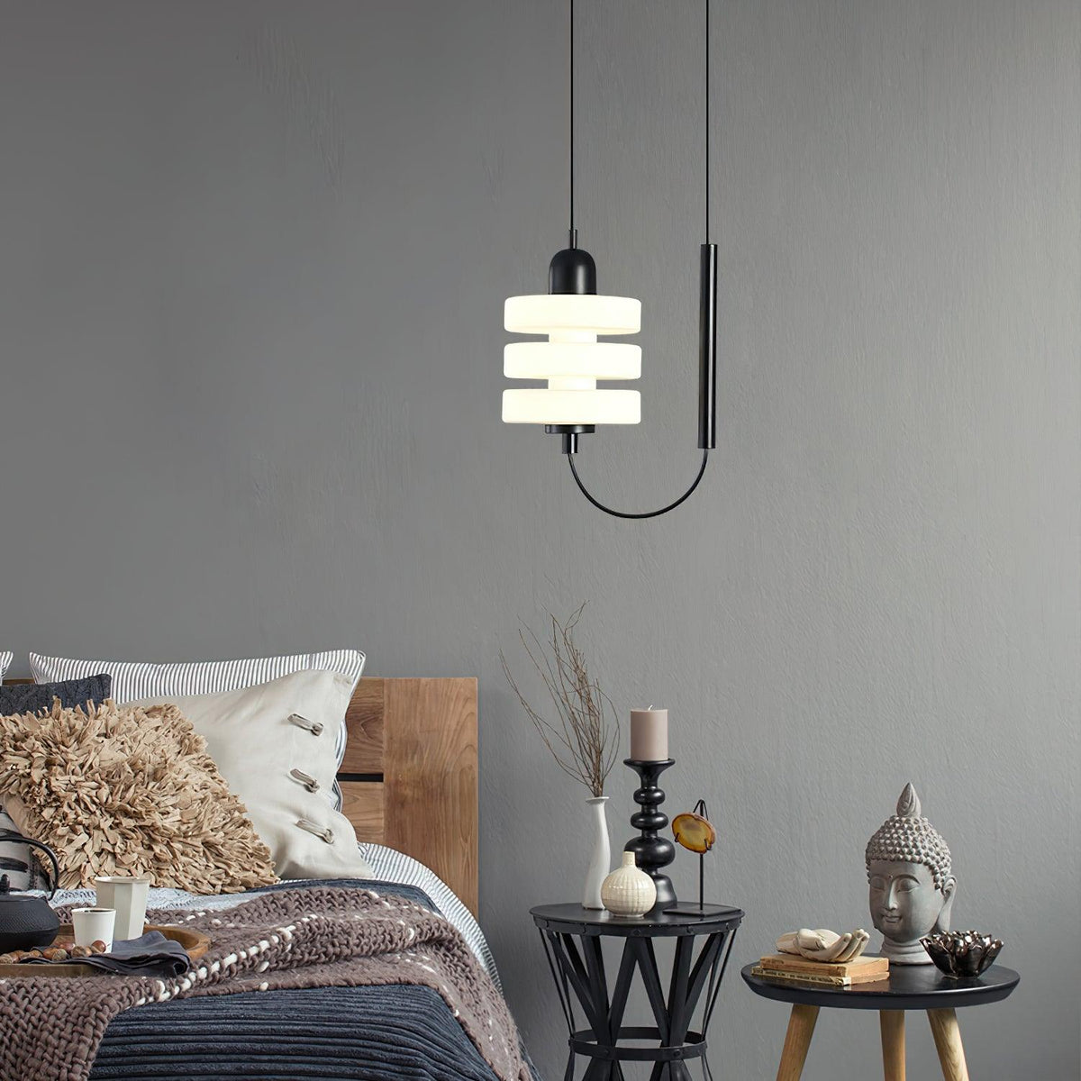 Junelle Glass Pendant Light-Moonnatur