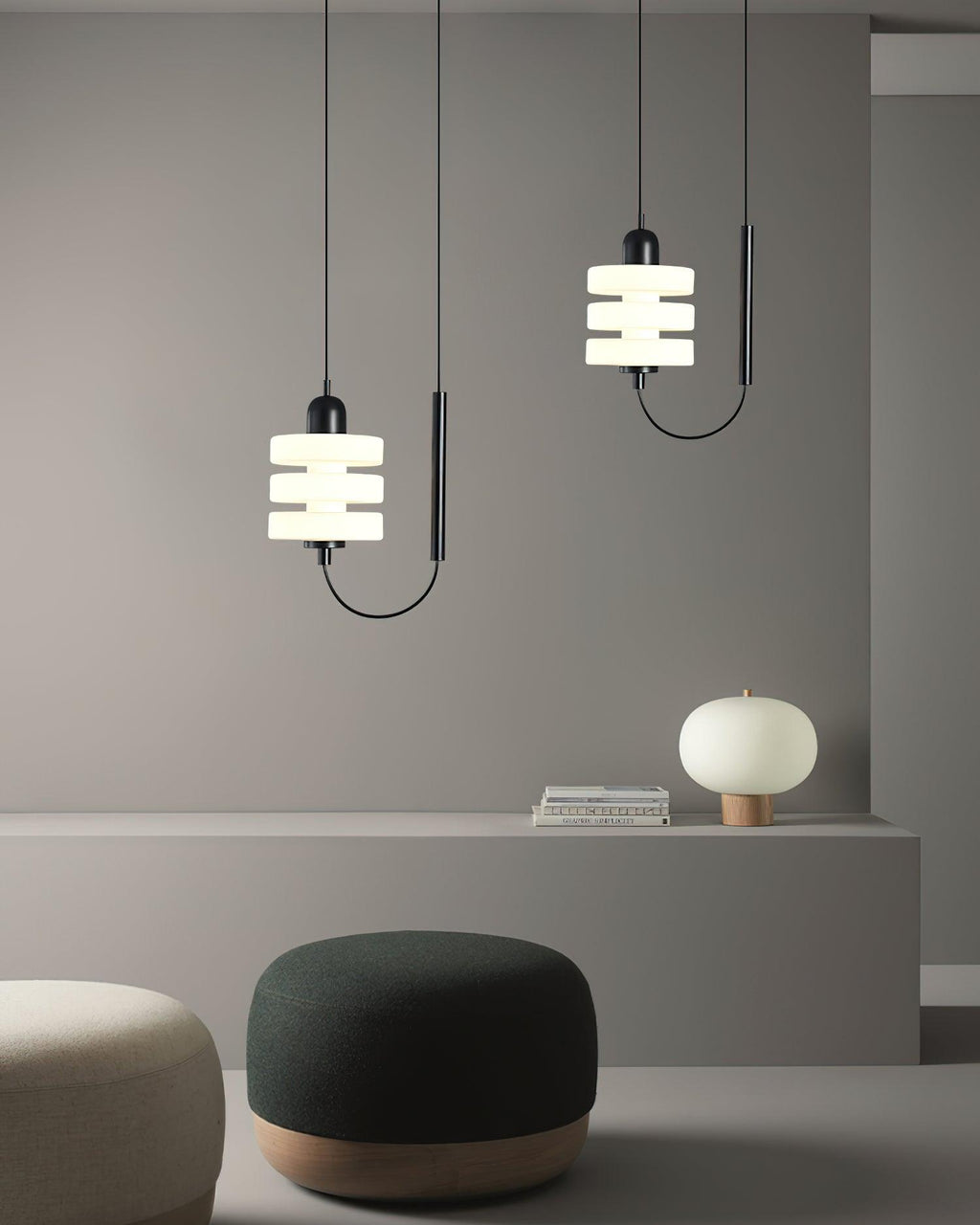 Junelle Glass Pendant Light-Moonnatur