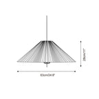Auberrose Bamboo Pendant Light-Moonnatur
