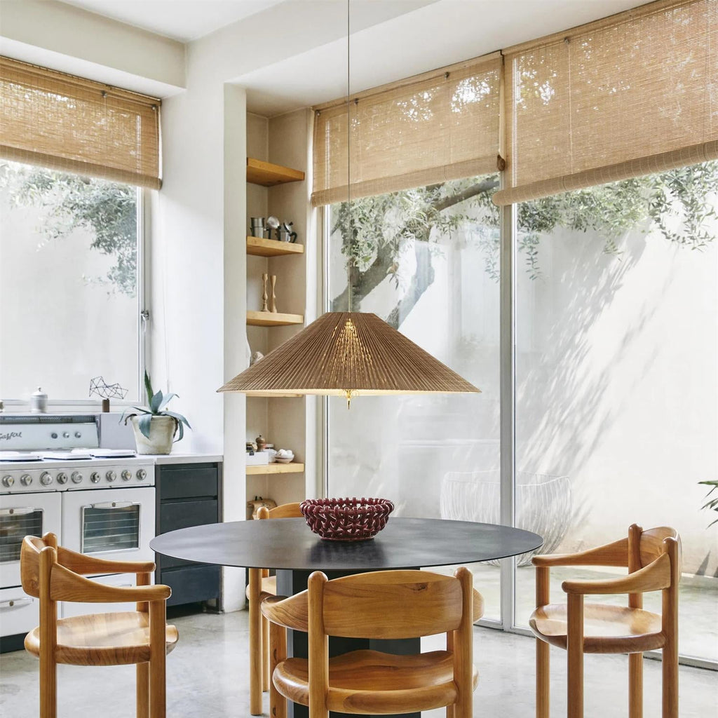 Auberrose Bamboo Pendant Light-Moonnatur
