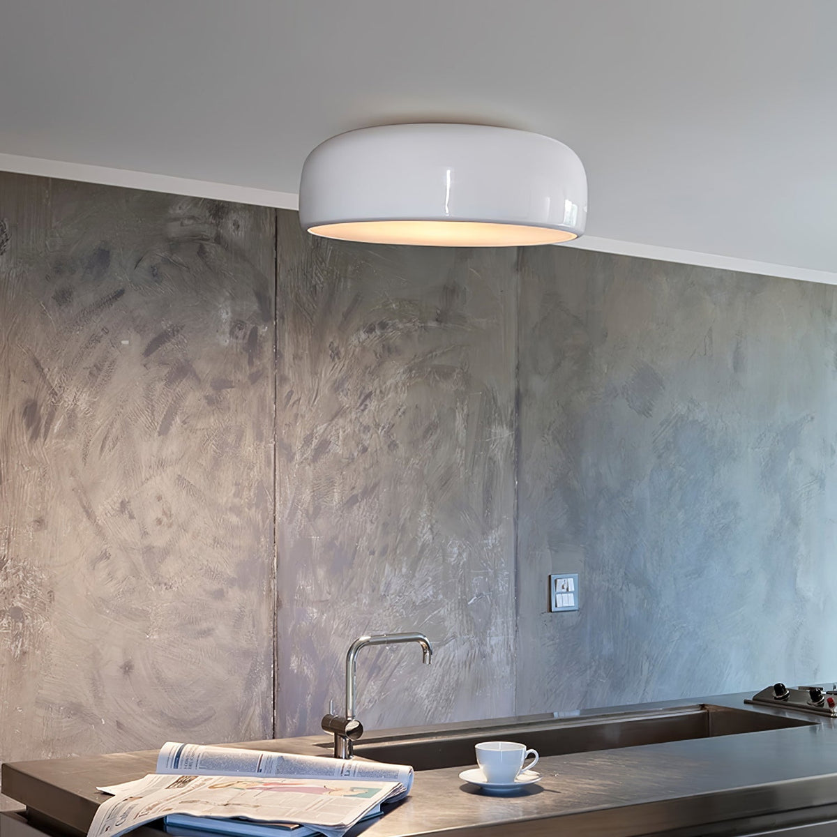 Brieraria Aluminium Ceiling Light-Moonnatur