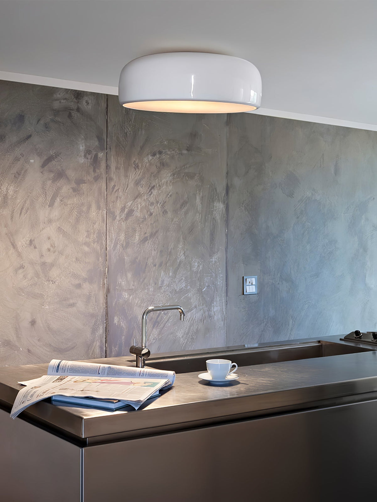 Brieraria Aluminium Ceiling Light-Moonnatur