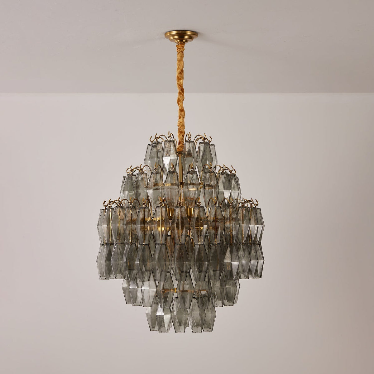 Baldenfern Glass Chandelier-Moonnatur