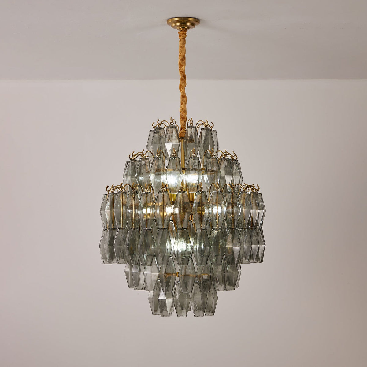 Baldenfern Glass Chandelier-Moonnatur