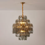 Baldenfern Glass Chandelier-Moonnatur