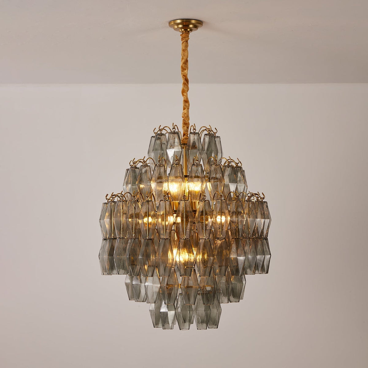 Baldenfern Glass Chandelier-Moonnatur
