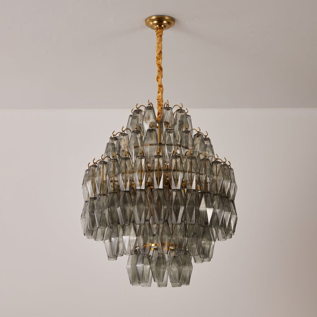 Baldenfern Glass Chandelier-Moonnatur