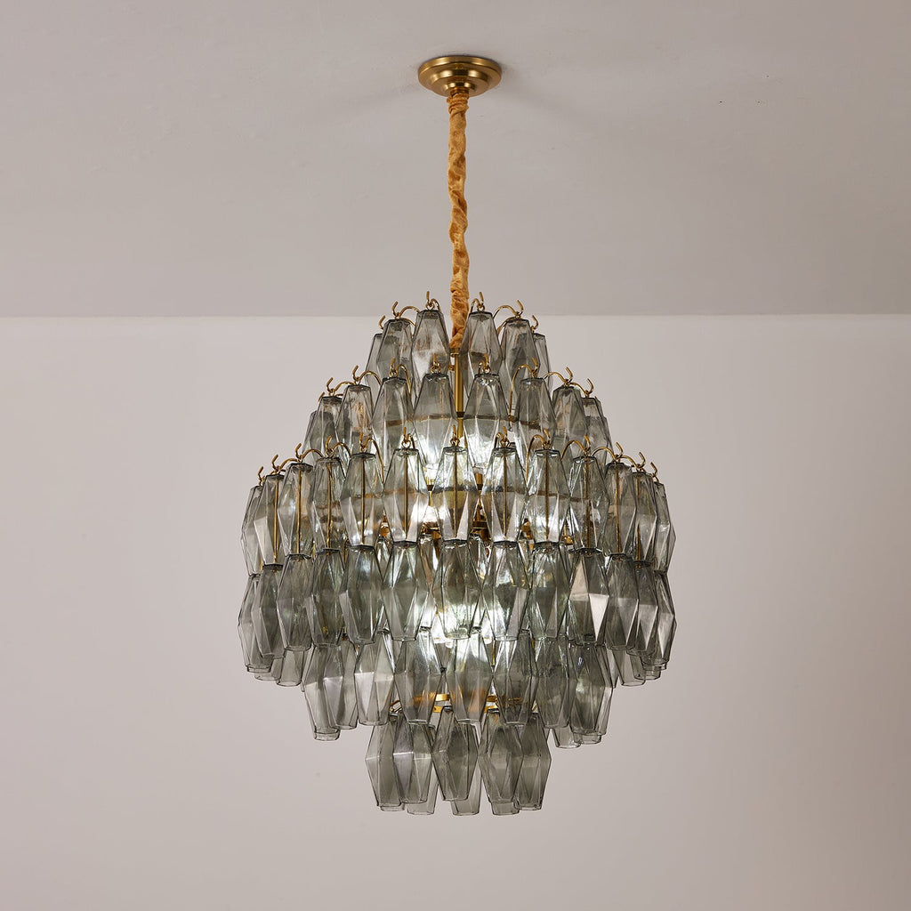 Baldenfern Glass Chandelier-Moonnatur