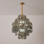 Baldenfern Glass Chandelier-Moonnatur