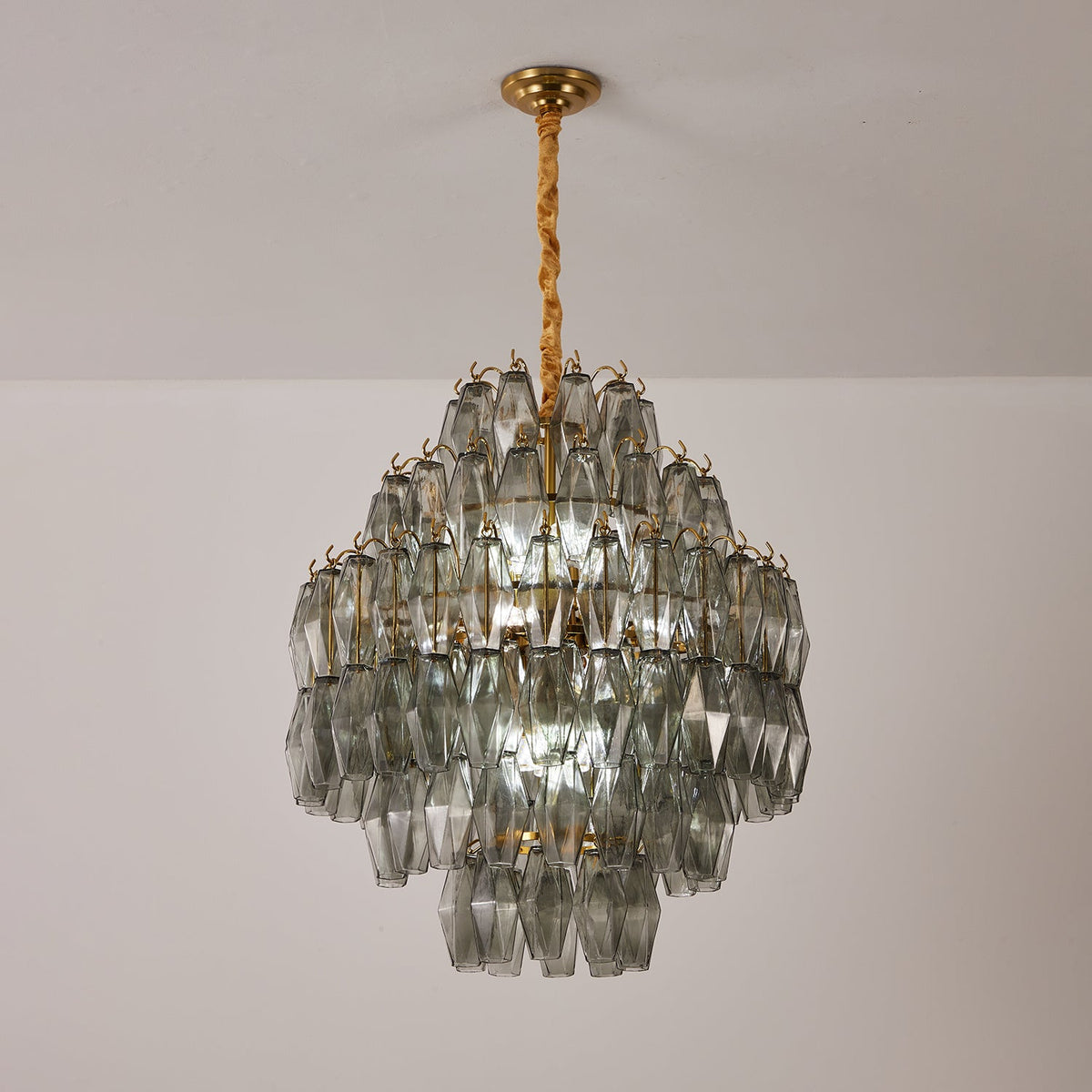Baldenfern Glass Chandelier-Moonnatur