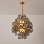 Baldenfern Glass Chandelier-Moonnatur