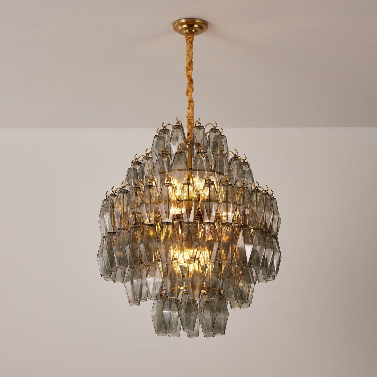 Baldenfern Glass Chandelier-Moonnatur