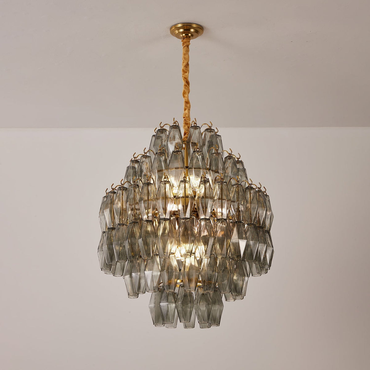 Baldenfern Glass Chandelier-Moonnatur