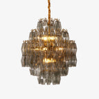 Baldenfern Glass Chandelier-Moonnatur
