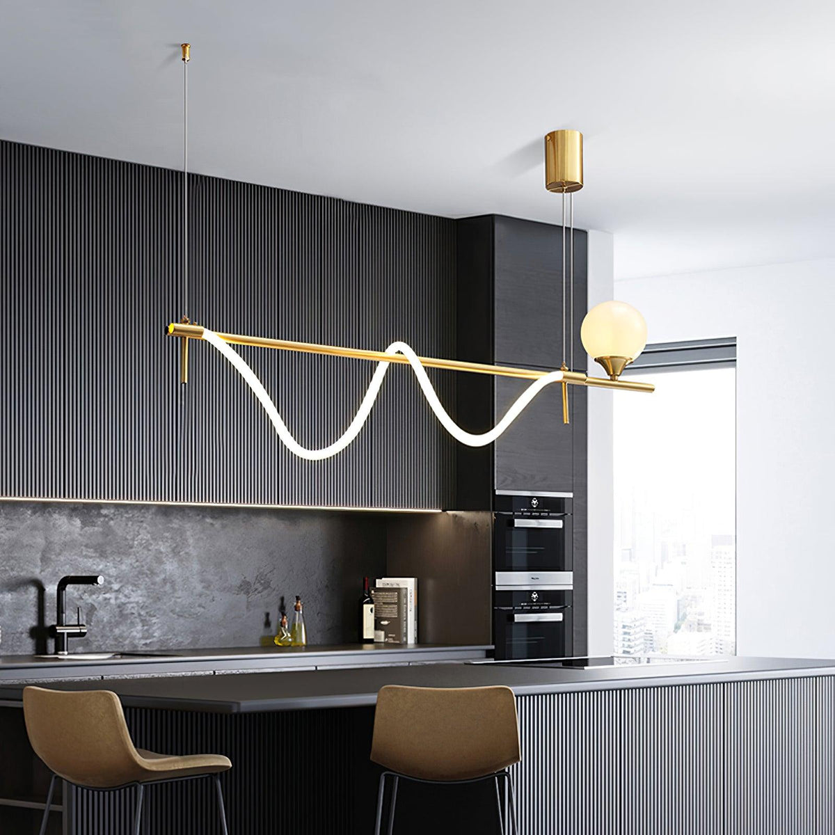 Finverwynne Silica Gel Pendant Light-Moonnatur