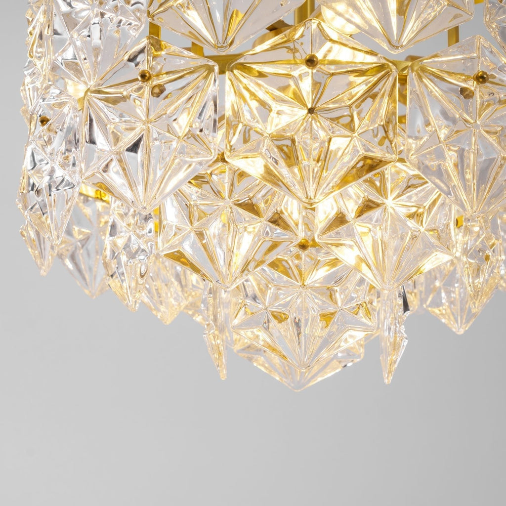 Cedrella Glass Chandelier-Moonnatur
