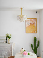 Cedrella Glass Chandelier-Moonnatur