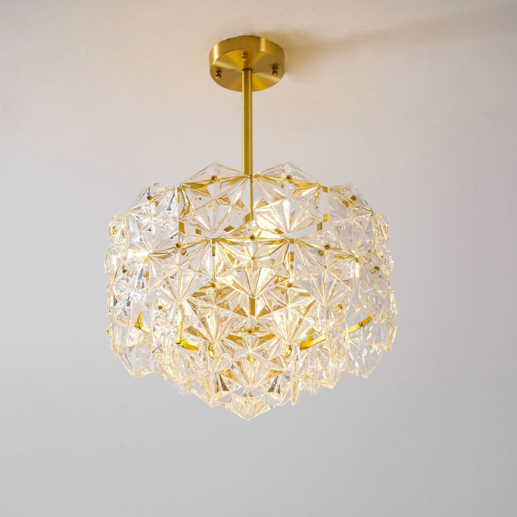 Cedrella Glass Chandelier-Moonnatur
