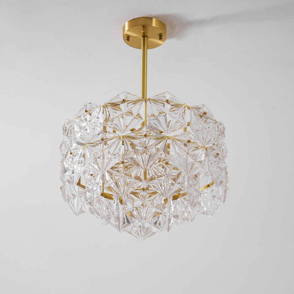 Cedrella Glass Chandelier-Moonnatur