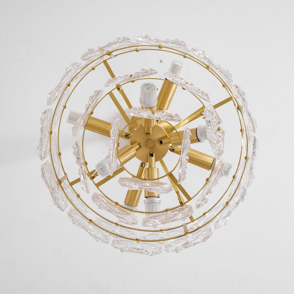 Cedrella Glass Chandelier-Moonnatur
