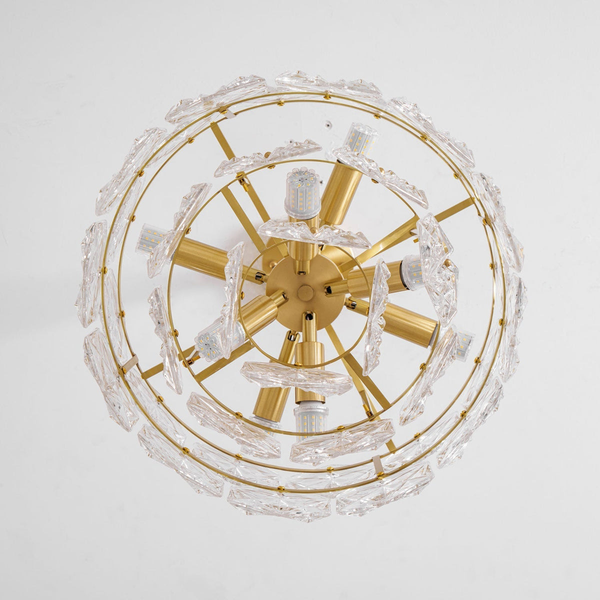 Cedrella Glass Chandelier-Moonnatur