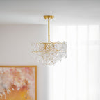 Cedrella Glass Chandelier-Moonnatur