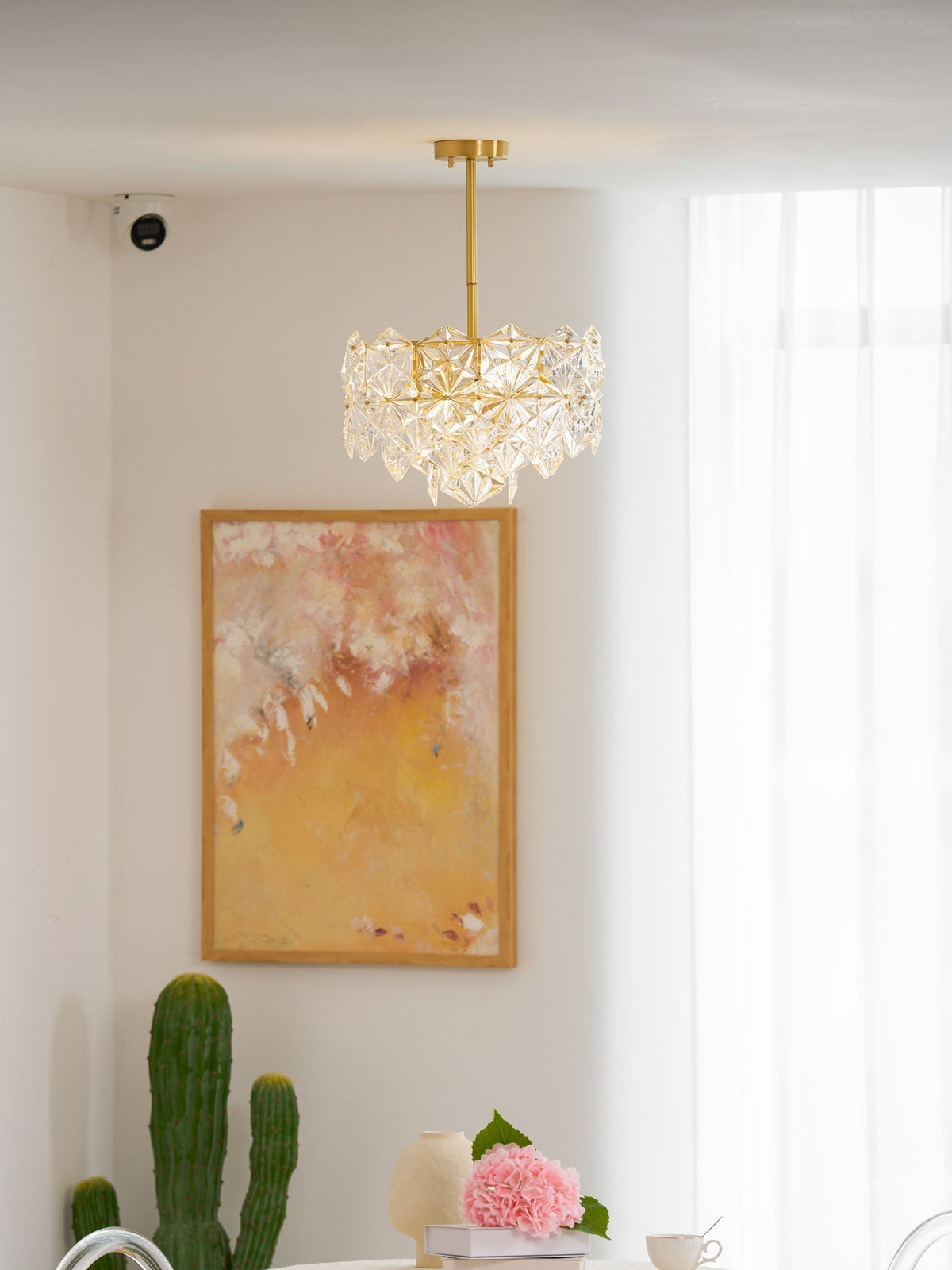 Cedrella Glass Chandelier-Moonnatur