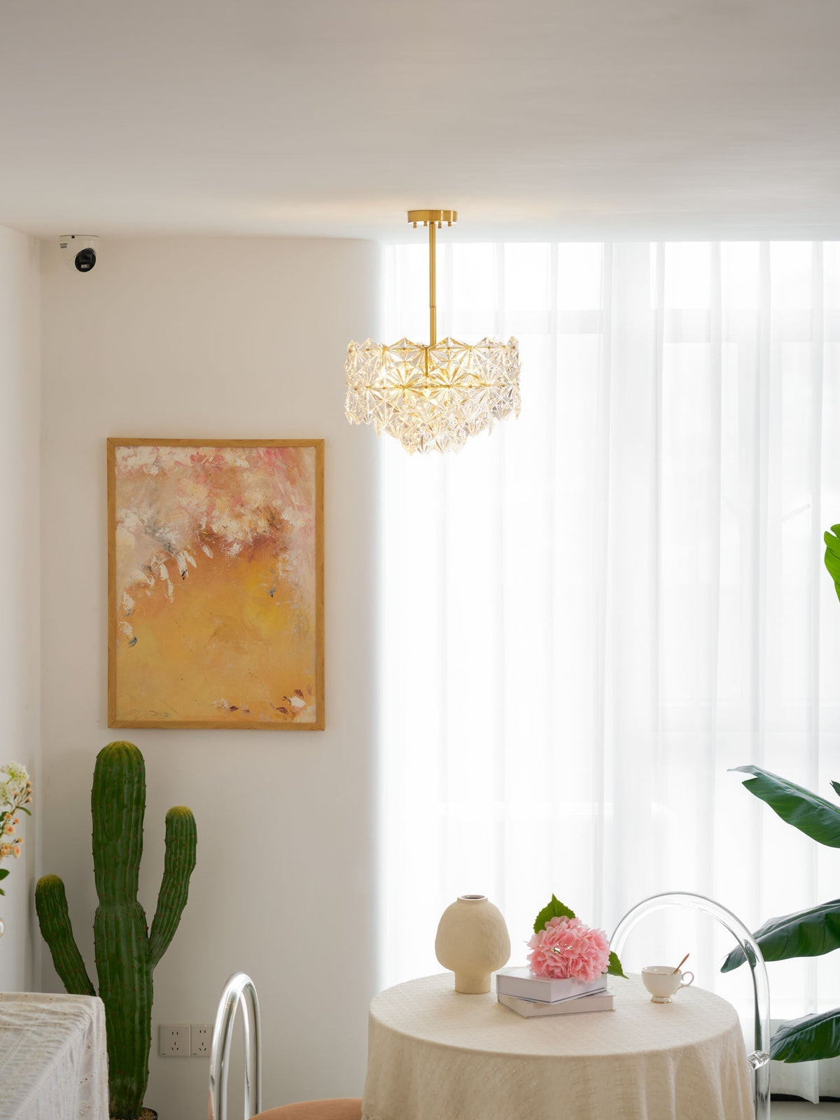 Cedrella Glass Chandelier-Moonnatur