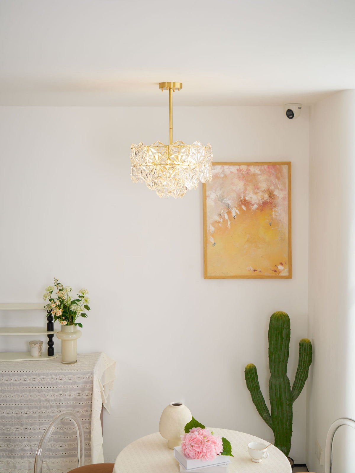 Cedrella Glass Chandelier-Moonnatur